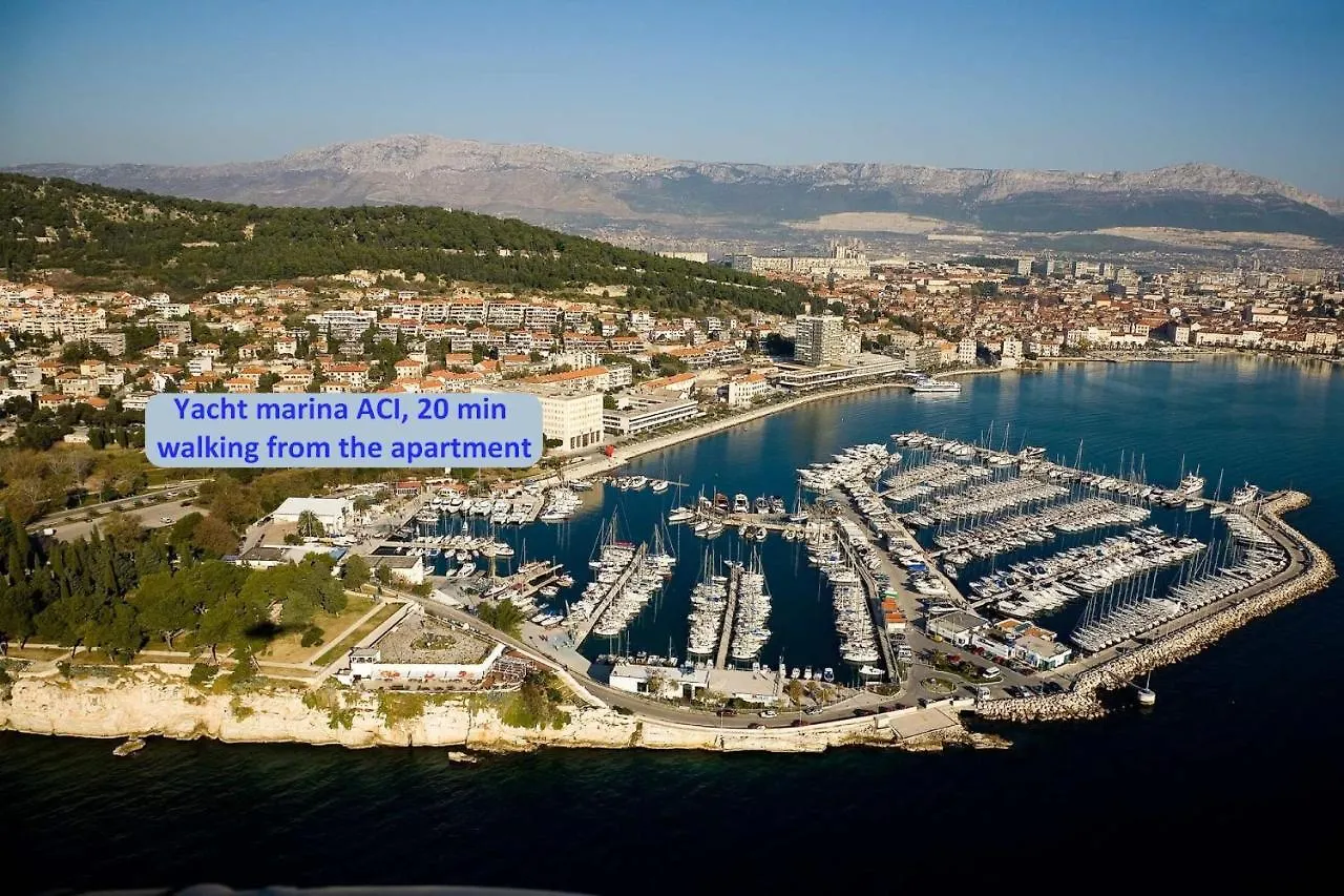 Big 80 M2 Apt With Balcony In The Heart Of Split Apartment