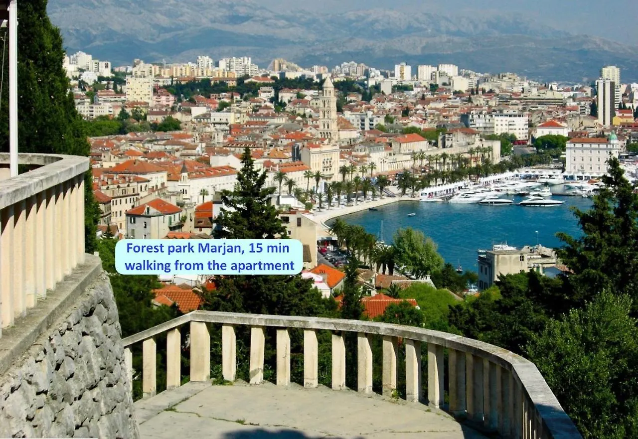 Big 80 M2 Apt With Balcony In The Heart Of Spalato Croazia