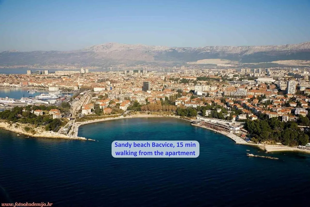 Appartamento Big 80 M2 Apt With Balcony In The Heart Of Spalato Croazia